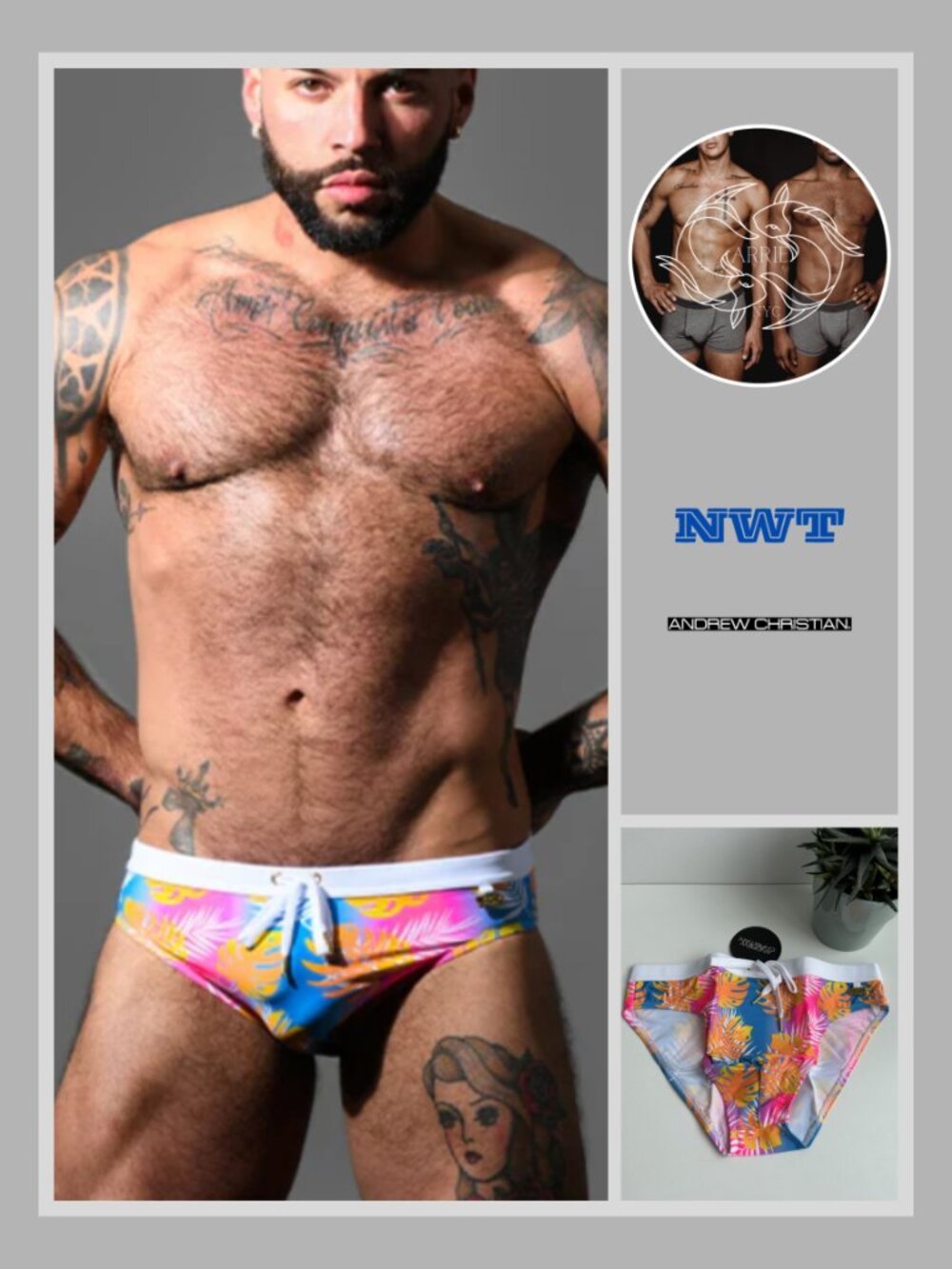 Andrew Christian - Yucatan Swim Bikini - Multi (M)